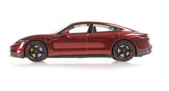 Minichamps 1:43 PORSCHE TAYCAN TURBO S - 2020 - RED METALLIC 410068474 