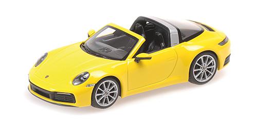 Minichamps 1:43 PORSCHE 911 (992) TARGA - 2020 - YELLOW 410069562 