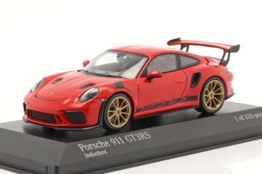 Minichamps 1:43 Porsche 911 (991 II) GT3 RS 2018 guards red 