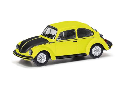 Herpa PKW VW Käfer 1303 Der gelb schwarze Renner 421102 