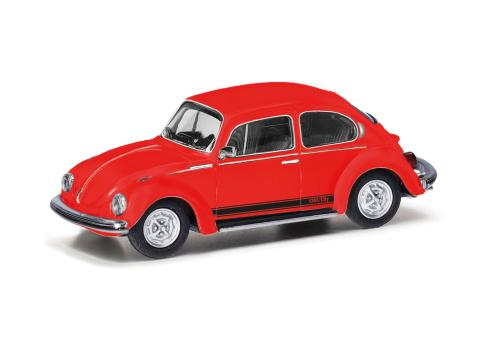 Herpa PKW VW Käfer 1303 CITY, ibizarot 