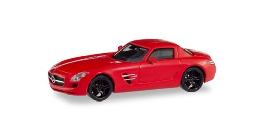 Herpa PKW Mercedes Benz SLS AMG, Les Mans rot met. 