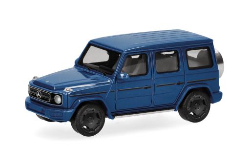 Herpa PKW Mercedes G580 EQ (N465), blaumet. 431194 