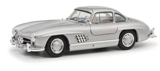 Schuco 1:18 MB 300 SL Flügelt.silb. 