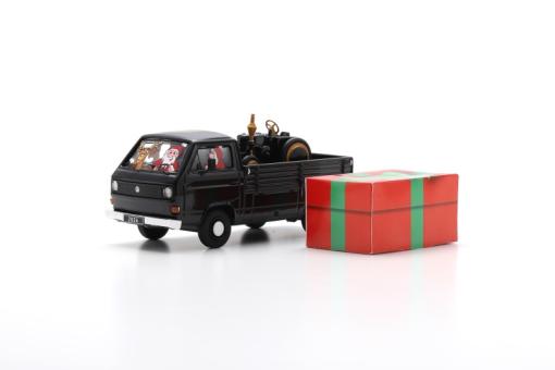 Spark/Schuco VW T3a Christmas 2024 with Piccolo Bulldog present 