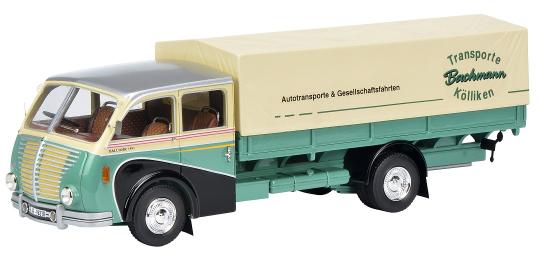 Schuco 1:43 Saurer 3C-H Truck Bachmann 