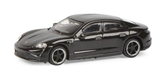 Schuco 1:87 Porsche Taycan Turbo S, schwarz 452655800 