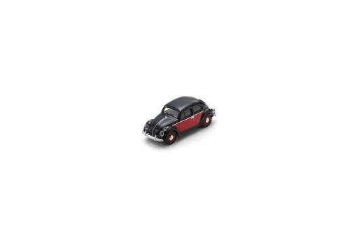 Spark/Schuco 1:87 VW Beetle schwarz/rot 