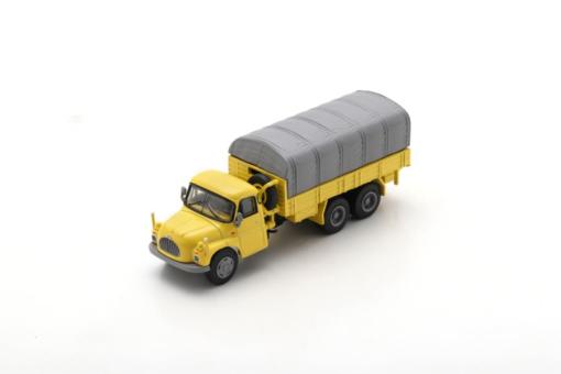 Spark/Schuco 1:87 LKW Tatra T138 Pritschenwagen Gelb 