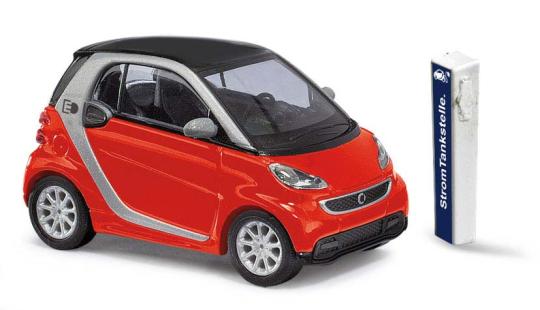 Busch Smart Fortwo electric rot 46226 