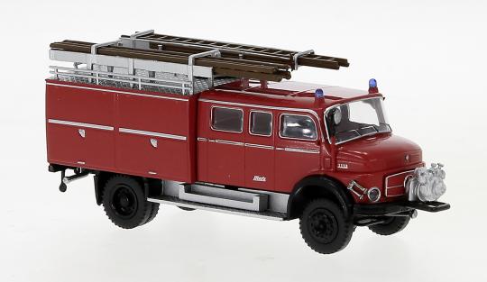 Brekina MB L1113 LF 16 feuerrot, mit Vorbaupumpe 