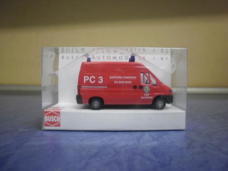 Busch Peugeot Boxer Sapeurs Pompiers 47384 