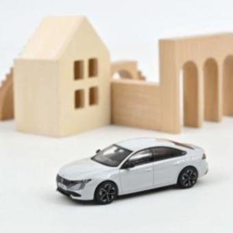 NOREV 1:43 Peugeot 508 GT Hybrid 2023 - okenite white 