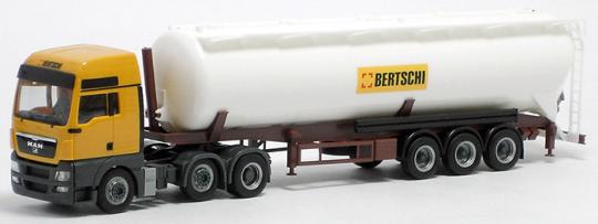 Herpa LKW MAN TG-X XXL Kippsilo-SZ Bertschi 