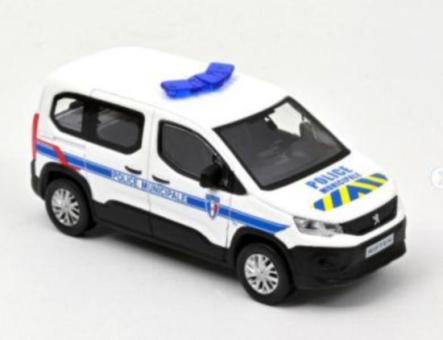 NOREV 1:43 Peugeot Rifter 2019 Police Municipale - yellow/blue decals 479068 