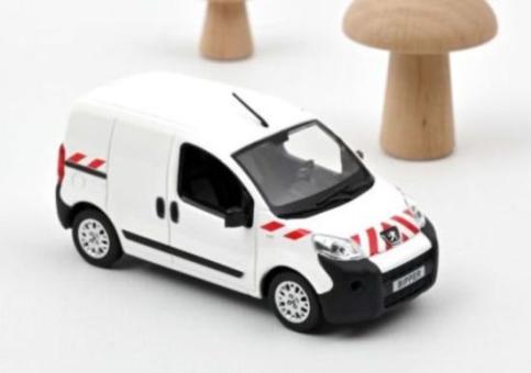 Norev 1:43 Peugeot Bipper 2009 - white with red stripes  479868 