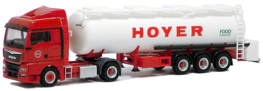 Herpa LKW MAN TG-X XLX Aerop.Lebensmittel-Tank-SZ Hoyer 