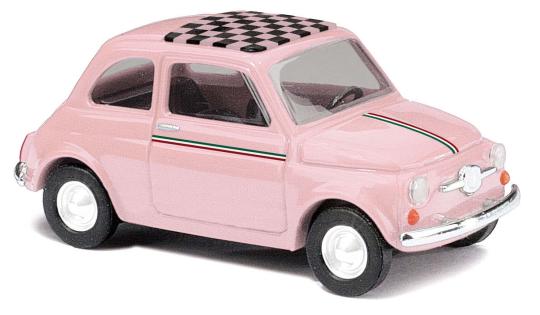 Busch PKW Fiat 500 pink 48733 