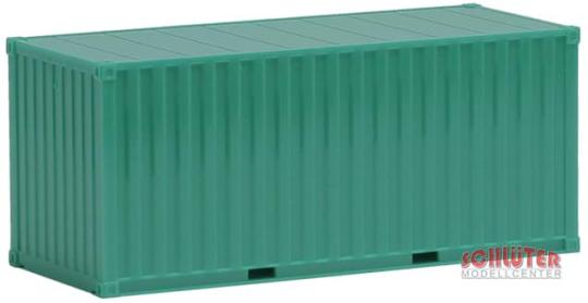 AWM SZ 20 ft Container gerippt türkis 