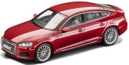 Spark 1:43 Audi A5 Sportback 2016 - matador red 