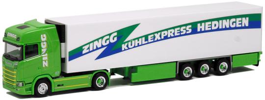 Herpa LKW Scania CS HD V8 Kühl-KSZ Zingg 5017 