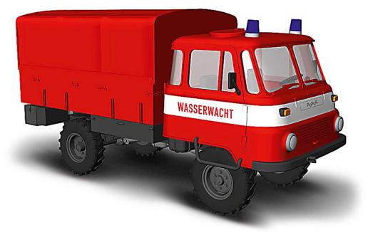 BUSCH LKW Robur LO 2002 A Wasserwehr,1973 