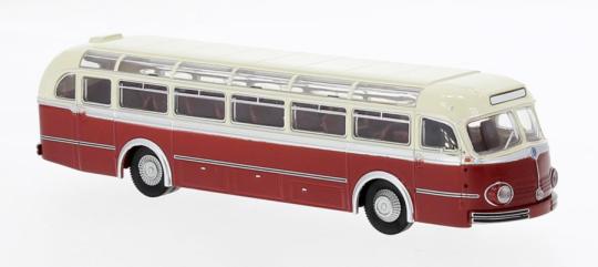 Brekina Überlandbus MB O6600H in beige/rot 