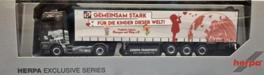 Herpa LKW MAN TG-X XXL Aerop. Ga-KSZ Rubart Spedition Kinder 