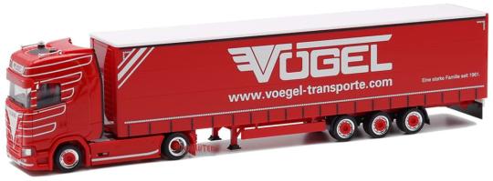 Herpa LKW Scania CS 20 HD Aerop. Ga-KSZ Vögel Lowline 