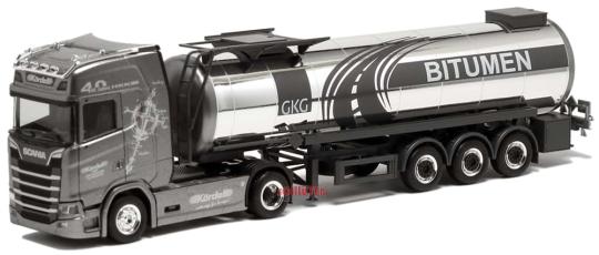 Herpa LKW Scania CS 20 HD Aerop.Bitumen-Tank-SZ Kördel GKS 