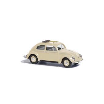 Busch VW Käfer, Beige mit Stoffdach 52945 