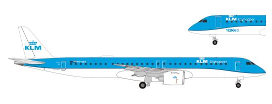 Herpa Wings 1:500 Embraer 195-E2 KLM Cityhopper 