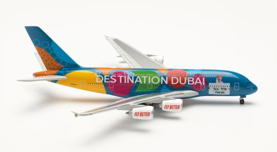 Herpa Wings 1:500 Airbus A380 Emirates Dest. Dubai 536905 