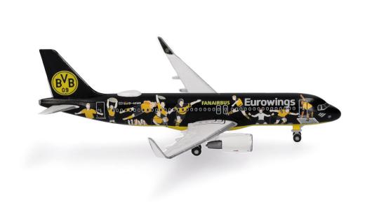 Herpa Wings 1:500 Airbus A320 Eurowings BVB Fanairbus 