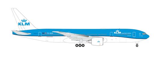 Herpa Wings 1:500 Boeing 777-200 KLM 537056 