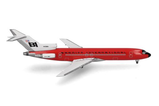 Herpa Wings 1:500 Boeing 727-200 Braniff Solid Red 