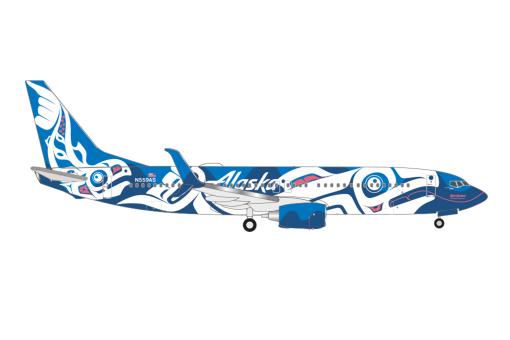 Herpa Wings 1:500 Boeing 737-800 Alaska Airlines Xáat Kwáani 537643 