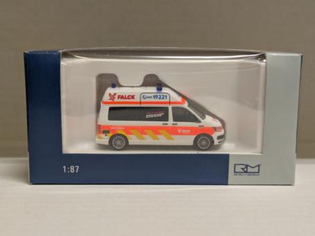 Rietze VW  T6 Falck Rettungsdienst Hamburg 