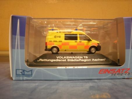 Rietze VW T6 Rettungsdienst Städte Region Aachen 53814 