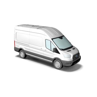 Busch Ford Transit Kasten, Weiß 54502 