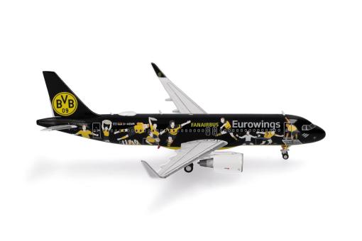 Herpa Wings 1:400 Airbus A 320 Eurowings BVB Fanairbus 562829 