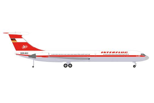 Herpa Wings 1:200 Ilyushin IL-62M Interflug DDR-SEO 571708 