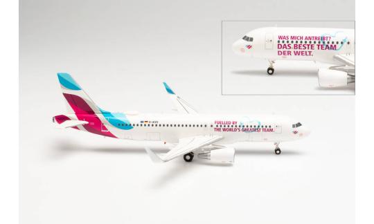 Herpa Wings 1:200 Airbus A 320 Eurowings Teamflieger 571838 