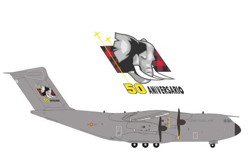 Herpa Wings 1:200 Airbus A400M Spanish AF Ala31 50Years 