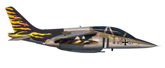 Herpa Wings 1:72 Alpha Jet Luftwaffe JaboG43 Tiger 