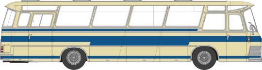 Brekina Reisebus Neoplan NS 12 elfenbein/blau 58233 