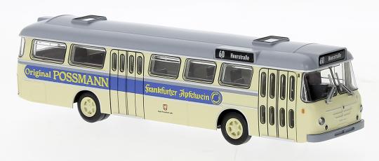 Brekina Stadtbus Büssing Senator Possmann aus Frankfurt 59370 