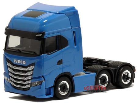 Herpa LKW Iveco S-Way SZM 3a himmelblau 