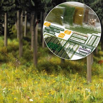 Busch Starter-Kit: Bodengestaltung Wiese & Wald 