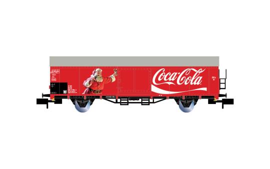 Arnold 2achs. Ged. Güterwagen Gbs Coca Cola, DB, Ep. V 